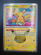 Pokemon Pikachu 30C 028/128 06/30 30° Anniversario Near Mint Italiano Holo