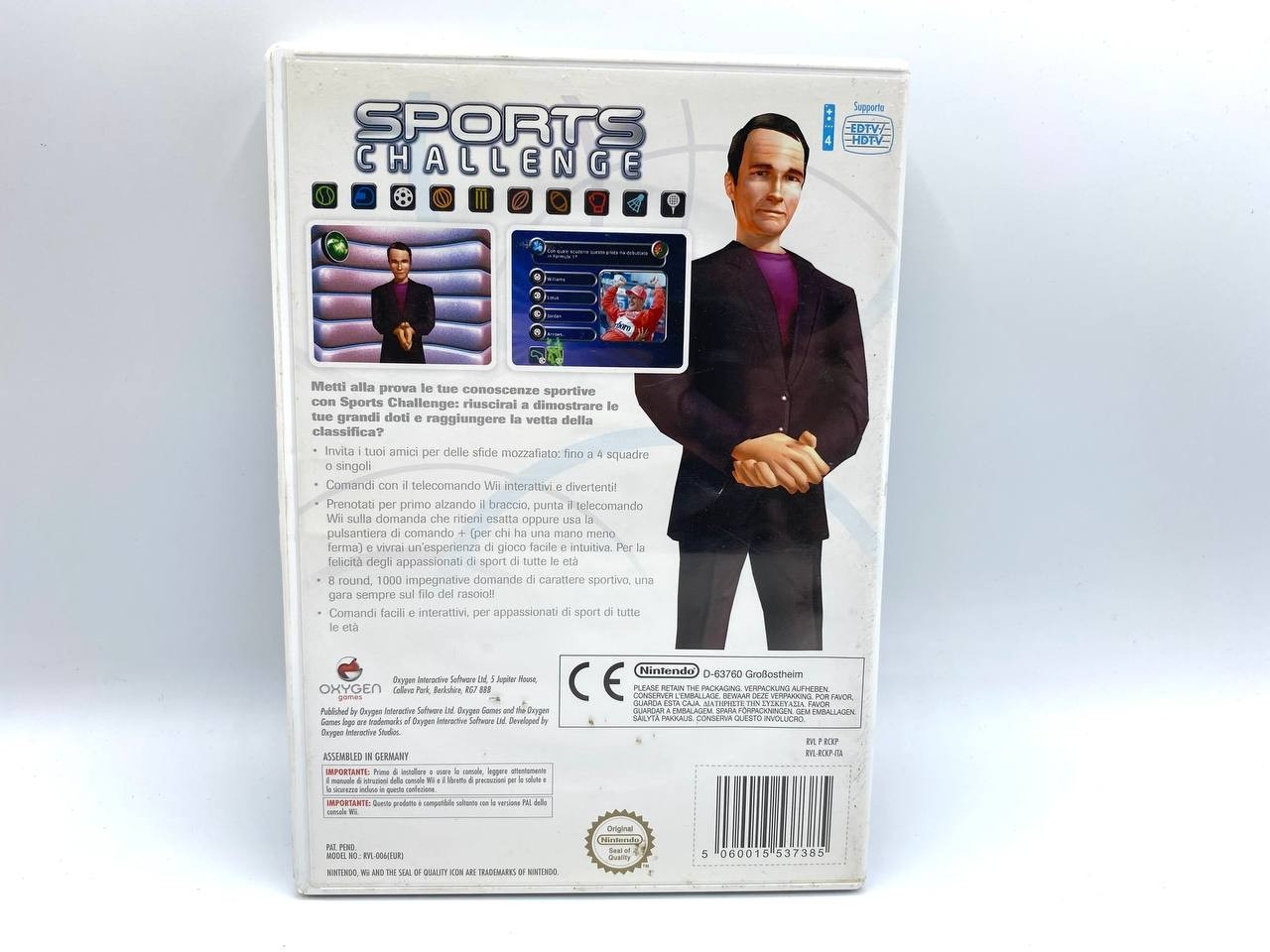 Sports Challenge Sfida sportiva Nintendo Wii Completo Funzionante Italiano