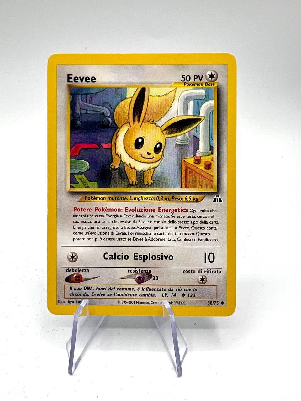 Pokemon Eevee 38/75 set Neo Discovery 2001 - italiano - good - no holo