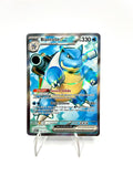 Carta pokemon Blastoise ex MEW 184/165 set 151 Italiano Near mint holo Full art