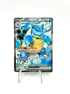 Carta pokemon Blastoise ex MEW 184/165 set 151 Italiano Near mint holo Full art