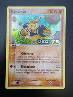 carta pokemon Makuhita DX 65 Ex Deoxys italiano good holo stamped reverse