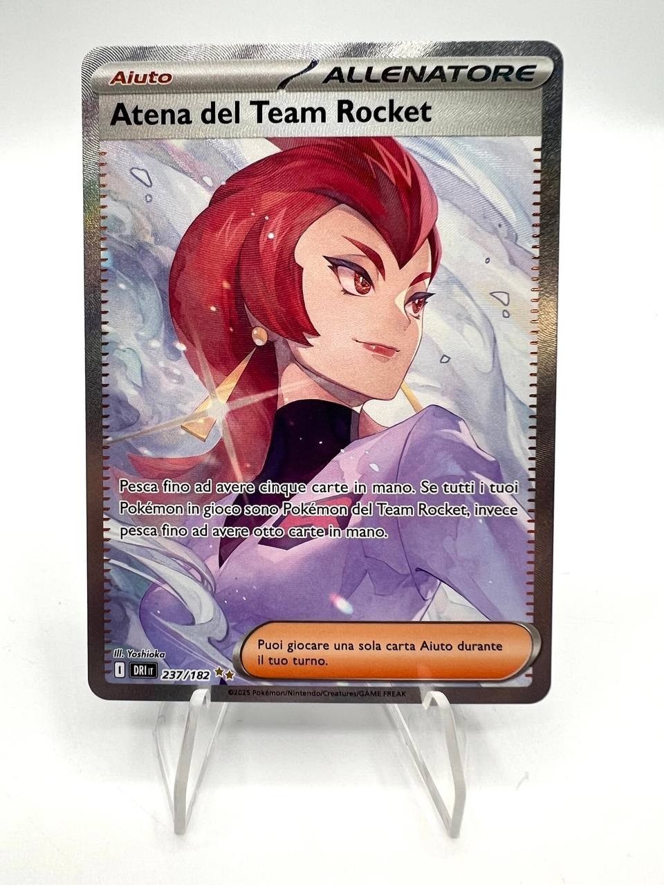 Pokemon Atena del Team Rocket Alternative Art DRI 237/182 Rivali Predestinati IT
