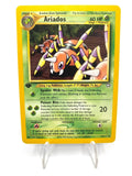 Carta Pokémon Ariados 27/111 set Neo Genesis Inglese ENG Excellent 1st edition