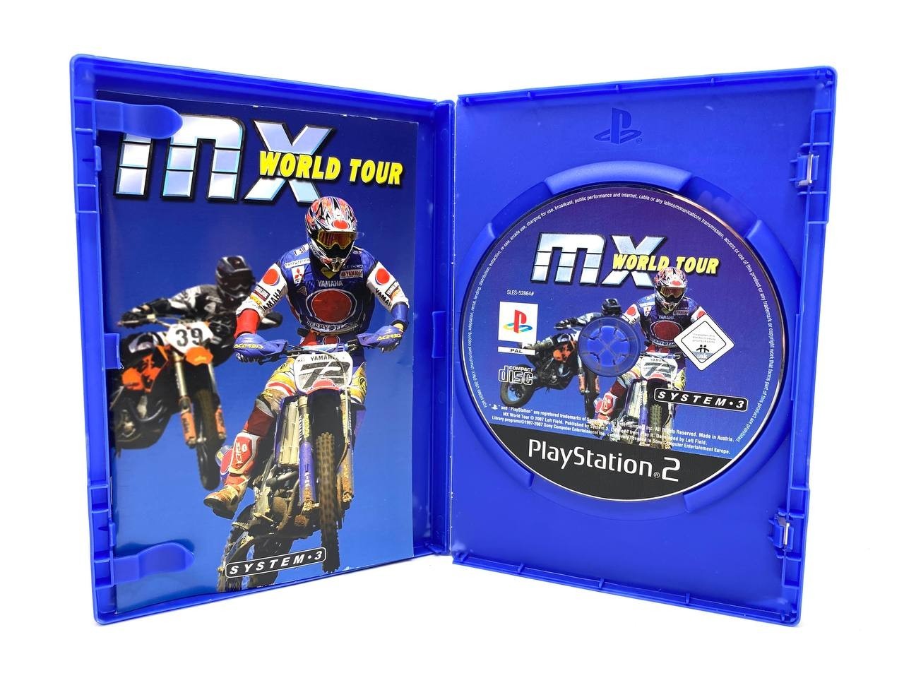 PS2 PLAYSTATION 2 MX WORLD TOUR  ITALIANO ITA COMPLETO FUNZIONANTE TESTATO