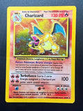 Pokemon Charizard Holo Set Base 4/102 Italiano Played Con piega Holo Vintage