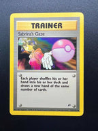 Carta pokemon Sabrina's Gaze 125/132 set Gym Heroes Excellent Vintage Inglese