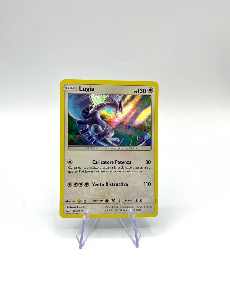 Carta pokemon Lugia 131/181 set Gioco di squadra Italiano Holo Near mint