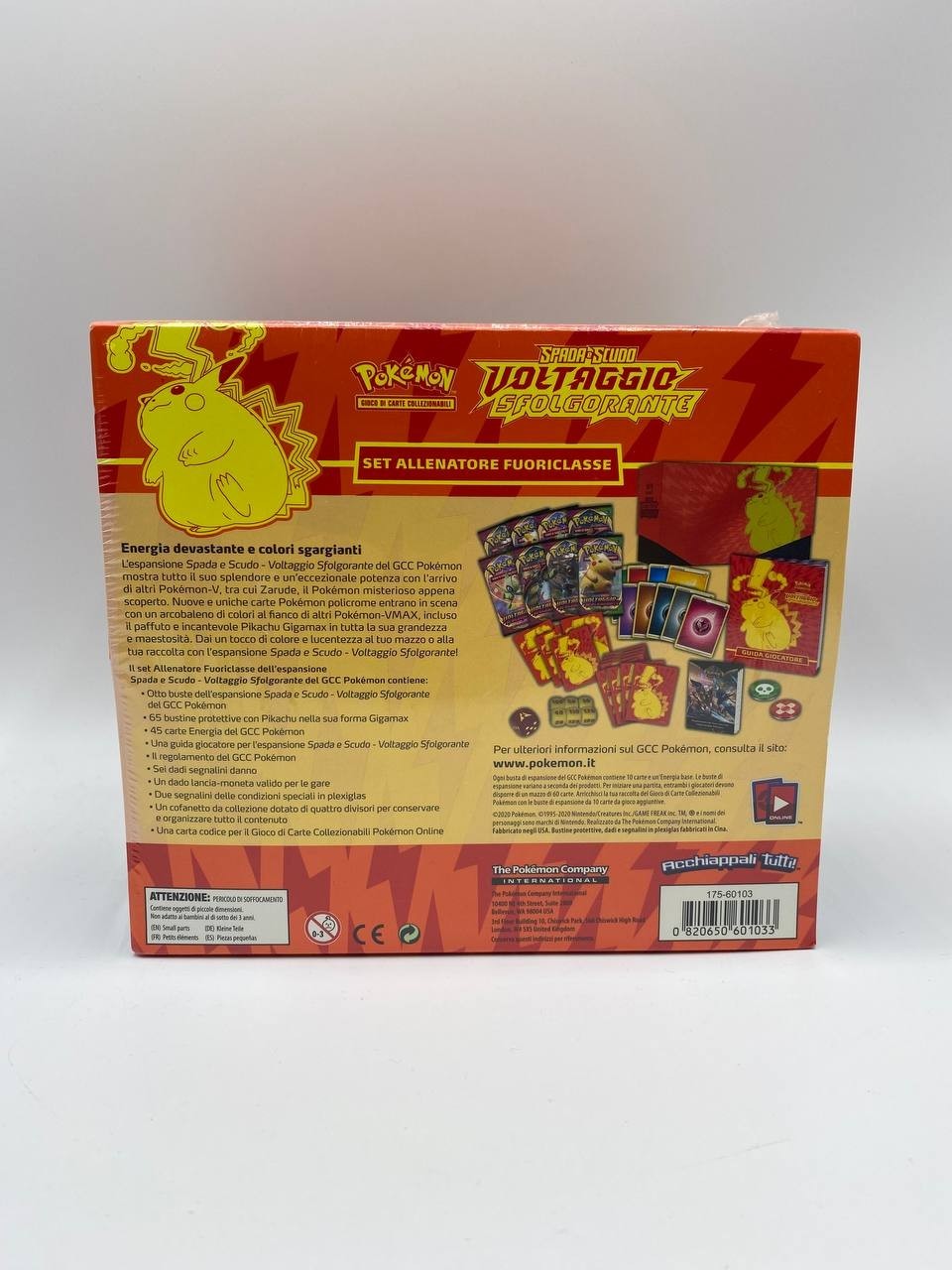 Pokémon ETB Voltaggio Sfolgorante Set Allenatore Fuoriclasse Sealed Sigillato