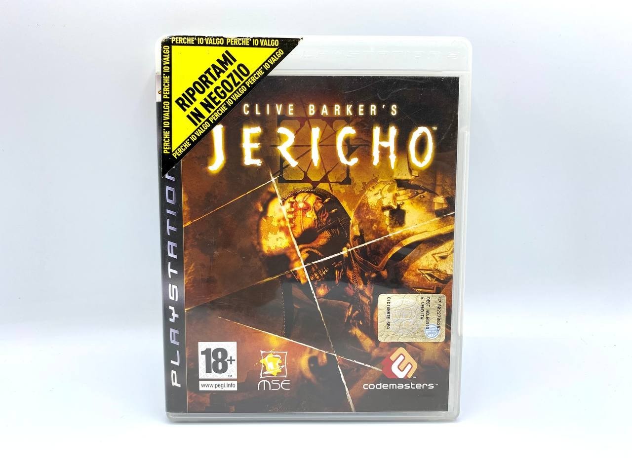 Clive Barker's Jericho Sony PlayStation Ps3 Completo funzionante Italiano