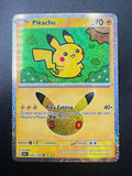 Pokemon Pikachu 30C 025/128 12/30 30° Anniversario Near Mint Italiano Holo