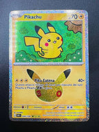 Pokemon Pikachu 30C 025/128 12/30 30° Anniversario Near Mint Italiano Holo