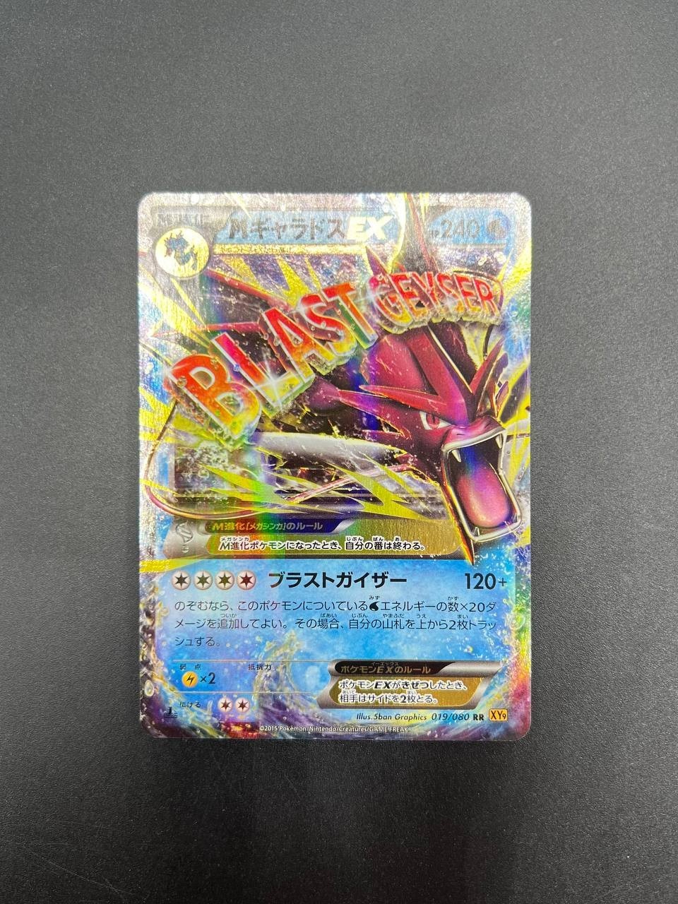 Carta pokemon Mega M Gyarados EX 1st Edition 019/080 set XY Japanese Excellent