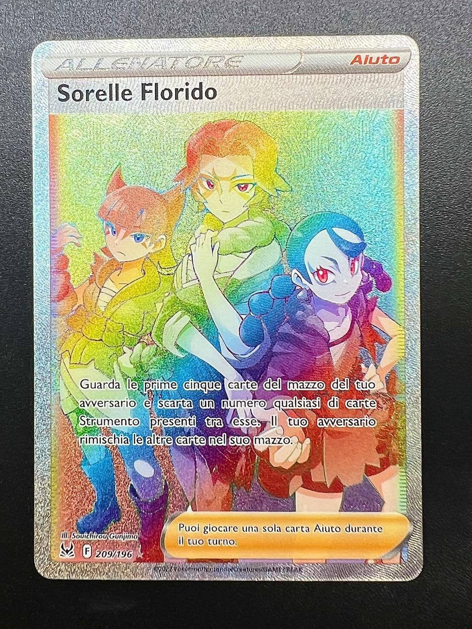 Pokemon Sorelle florido 209/196 LOR Origine perduta Italiano Near mint Holo