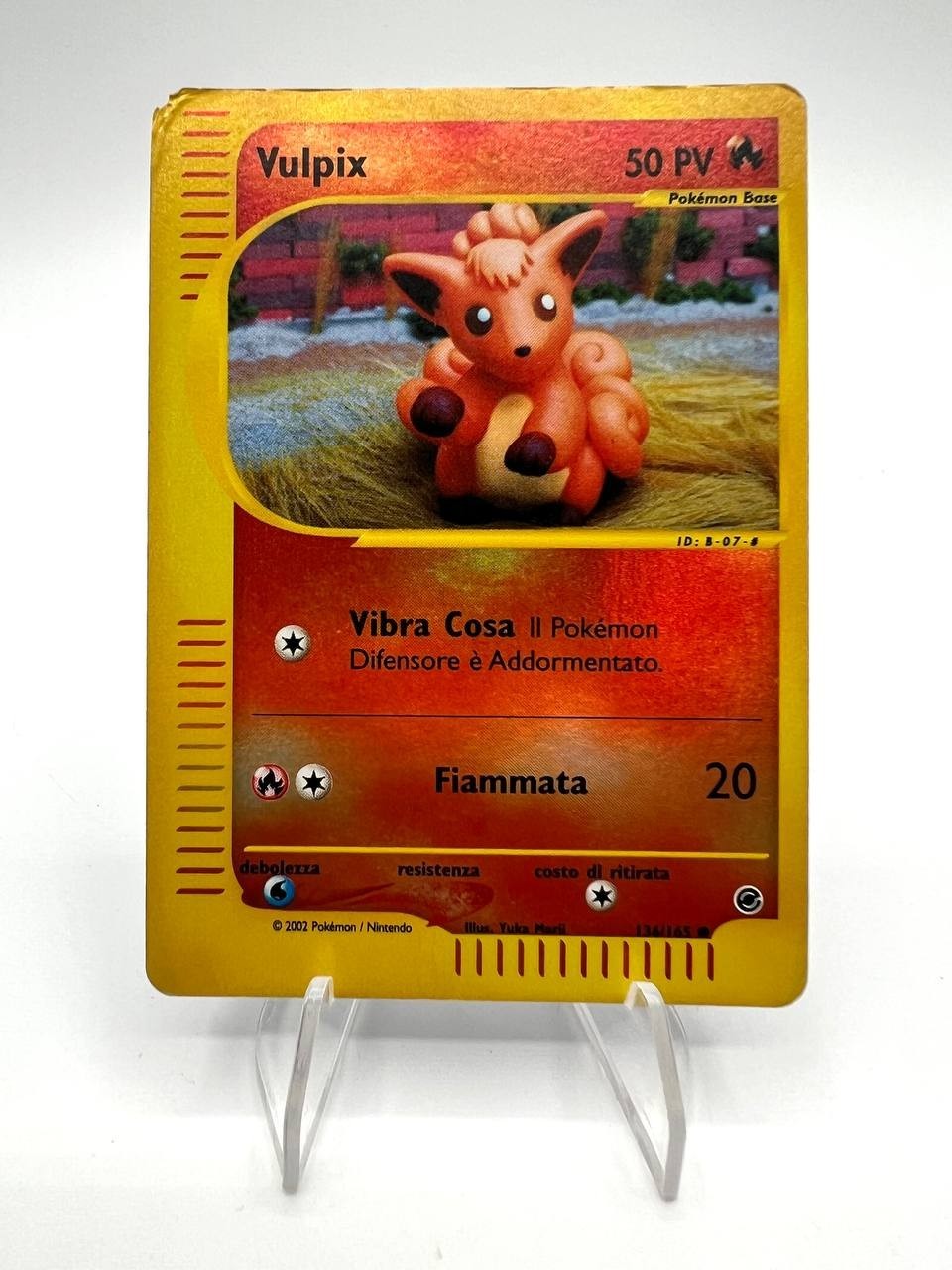 Carta pokemon Vulpix 136/165 set Expedition Reverse Holo Vintage Poor Italiano