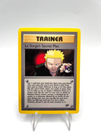 carta pokemon Lt. Surge's Secret Plan 107/132 Gym Challenge Inglese Vintage EXC