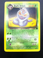 Carta Pokemon Dark Arbok 19/82 set Team Rocket good Inglese no holo Vintage