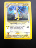Carta pokemon Ampharos 1/111 set Neo Genesis Holo Poor Italiano Vintage