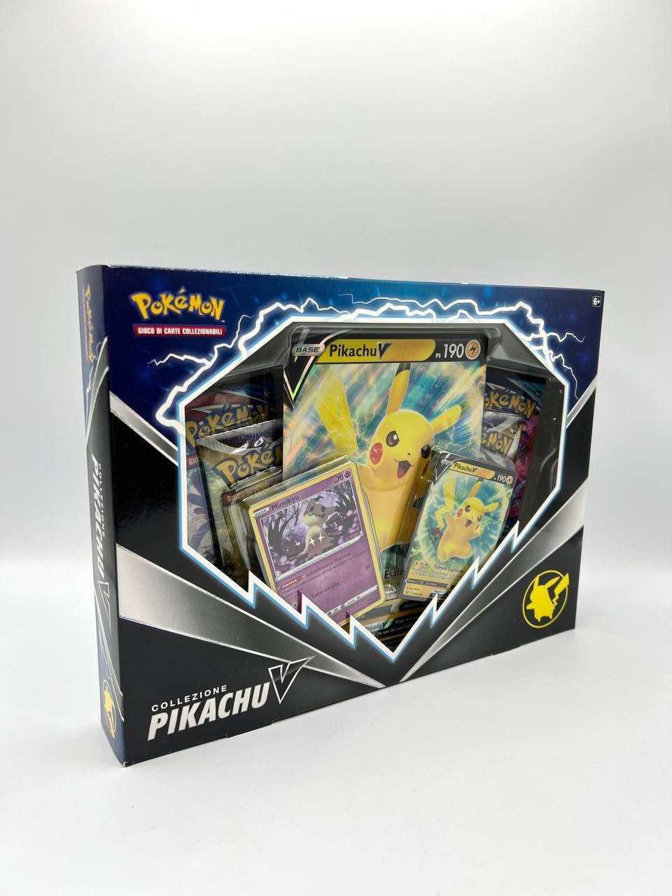 Pokemon Collezione Pikachu V Mimikyu Promo Sealed Italiano 4 bustine