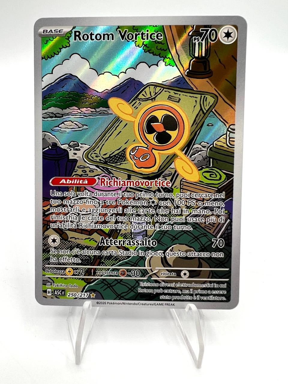 Carta pokemon ROTOM VORTICE set ASC Ascesa Eroica  250/217 Italiano Near mint