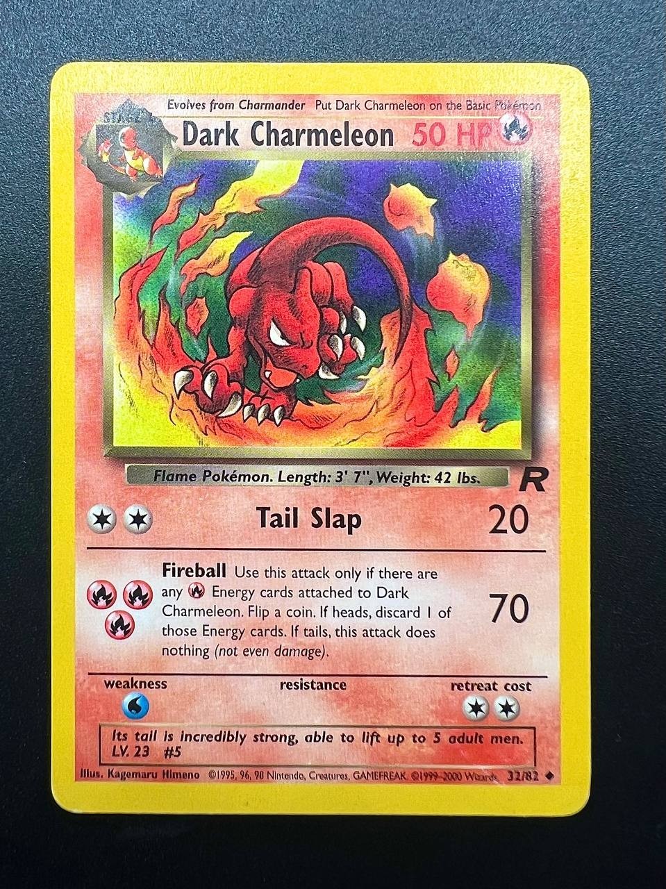 Carta Pokemon Dark Charmeleon 32/82 TR set Team Rocket italiano Good Vintage