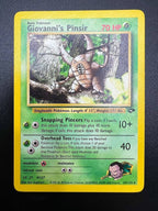 Carta Pokémon Giovanni's Pinsir 24/132 GC Gym Challenge Inglese Excellent