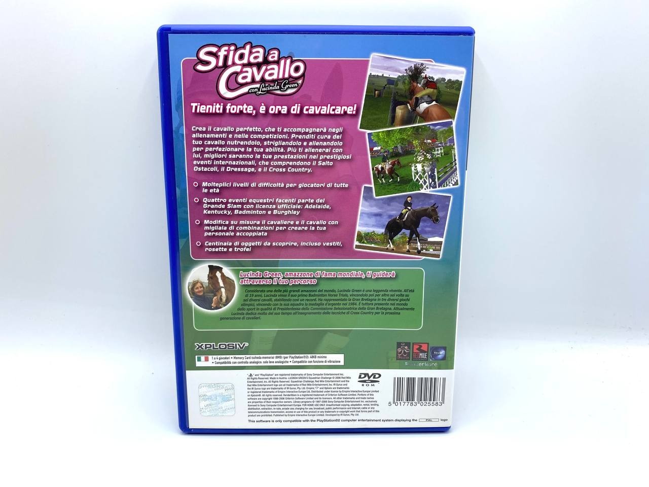 PS2 PLAYSTATION SFIDA A CAVALLO con Lucinda Green Italiano Completo funzionante