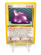 Carta Pokémon Ditto 18/62 set Fossil FO Italiano 1a Edizione Excellent No holo