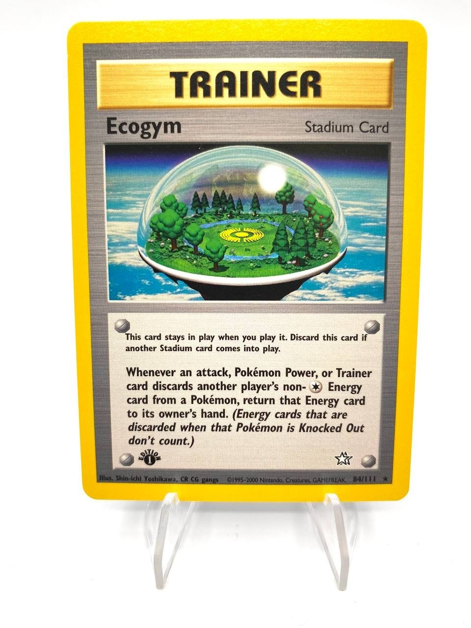 Carta Pokémon Ecogym Ecopalestra 84/111 Neo Genesis NM Italiano 1 edizione ENG