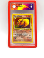 Carta Pokemon Vintage Flareon 3/64 Holo Italiano Set Jungle Graad 7 NM
