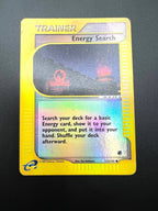 Carta Pokemon Energy Search 153/165 Expedition Vintage Poor Holo reverse Vintage