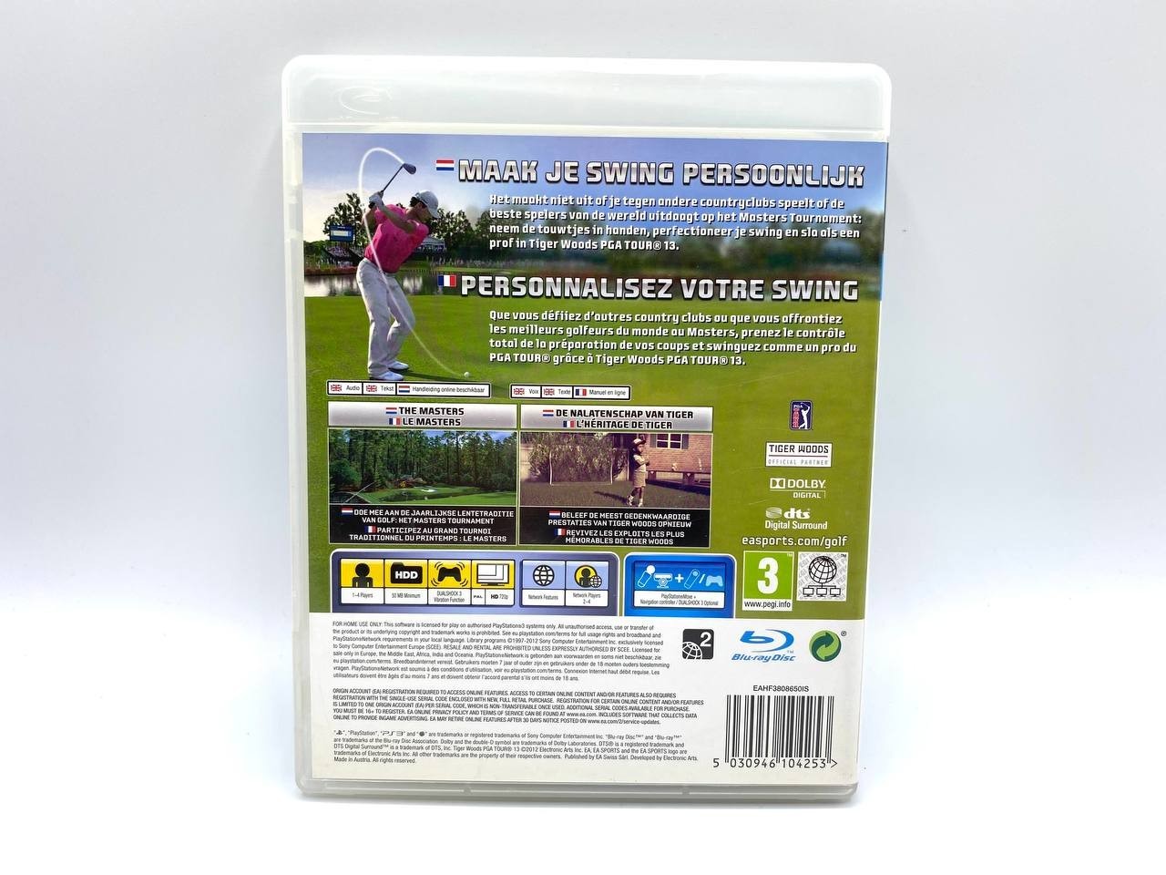 Gioco PS3 PlayStation Tiger Woods PGA Tour 13 FRANCESE Completo Funzionante