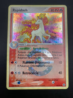 Carta Pokemon Rapidash EX Rosso Fuoco e Verde Foglia Reverse Holo 13/112 ITA NM