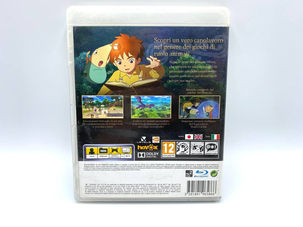NI NO KUNI LA MINACCIA DELLA STREGA CINEREA playstation ps3 Bandai namco ITA