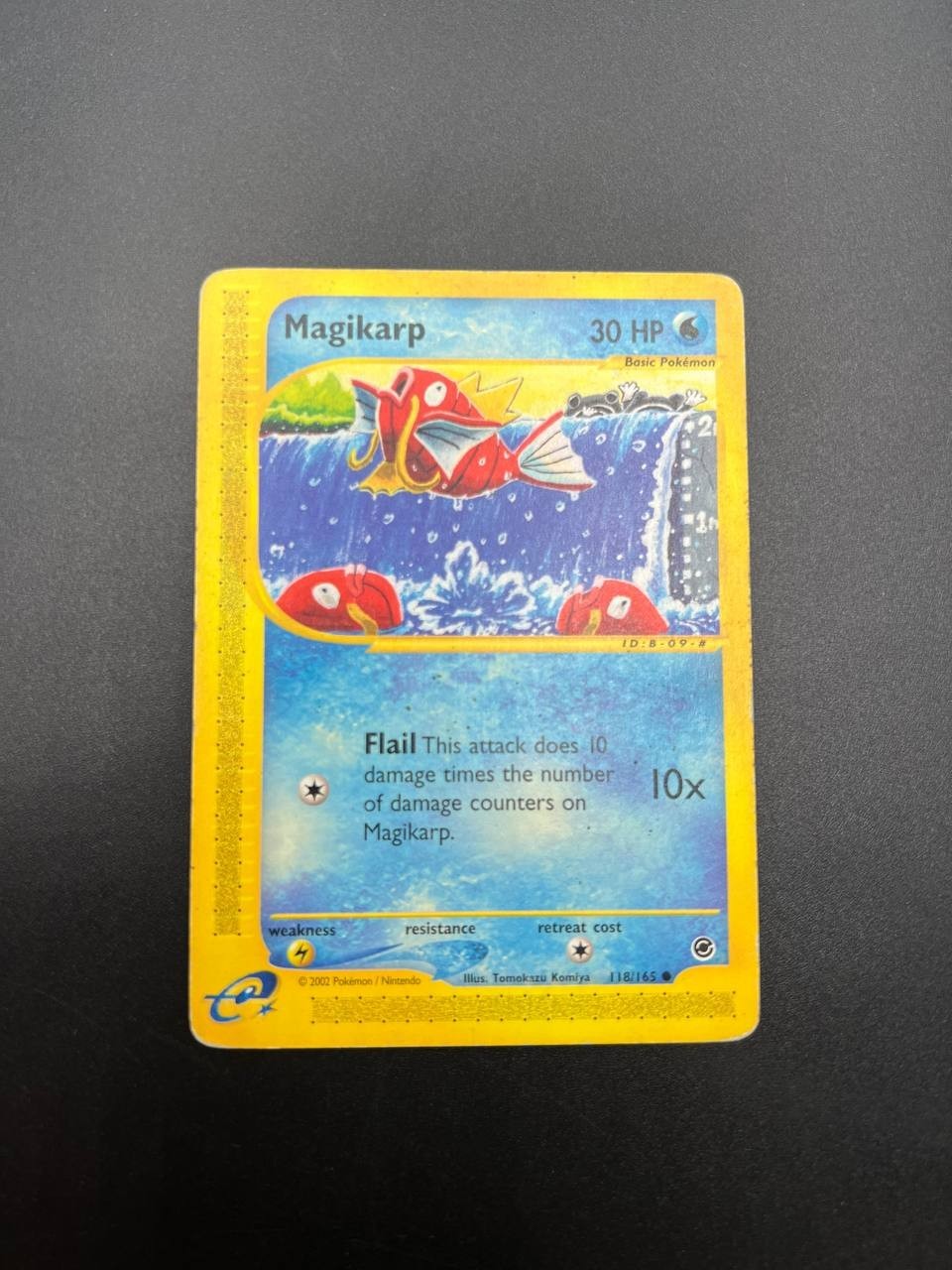 Carta Pokemon Magikarp 118/165 Expedition Base Set Vintage Inglese Played