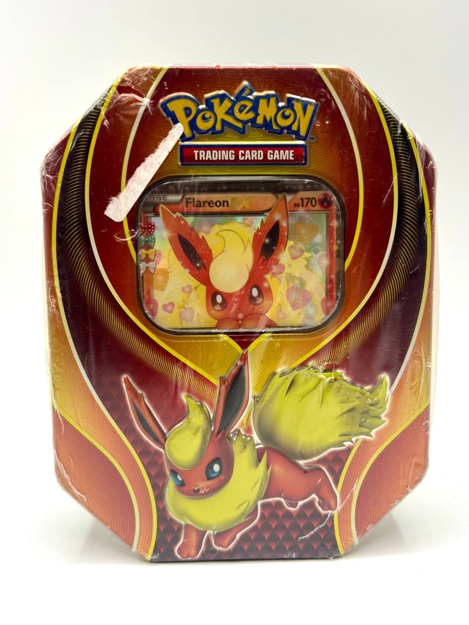 Pokémon Elemental Power Tins: Scatola da collezione flareon ex italiano siled