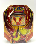 Pokémon Elemental Power Tins: Scatola da collezione flareon ex italiano siled