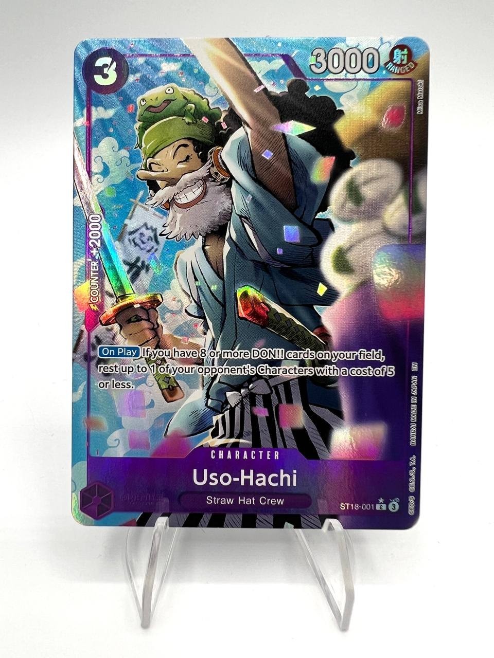 Uso-Hachi Alt Art ST18-001 One Piece Card Game PRB02 The Best Vol 2 NM English