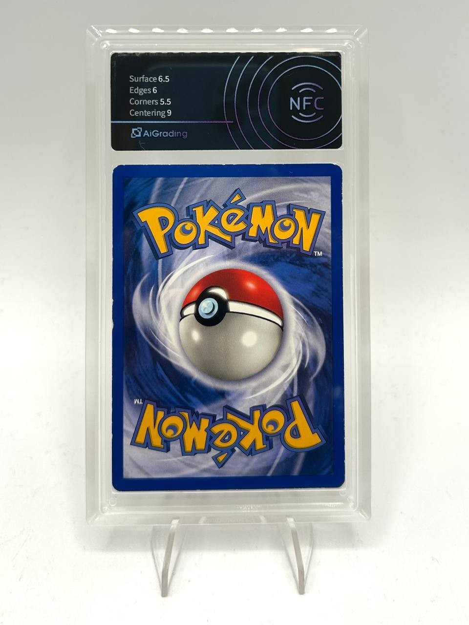Carta Pokémon Charizard Holo set Base 4/102 Aigrading 6 Italiano EX-MT Vintage