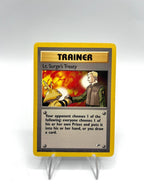 Carta Pokemon set gym Heroes Lt. Surge's Treaty 112/132 Excellent Vintage ENG