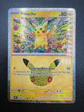 Pokemon Pikachu 30C 040/128 18/30 30° Anniversario Near Mint Italiano Holo