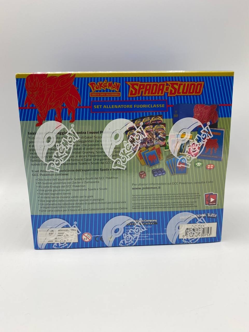 Pokemon ETB Set allenatore fuoriclasse SPADA E SCUDO Sealed Sigillato Zamazenta