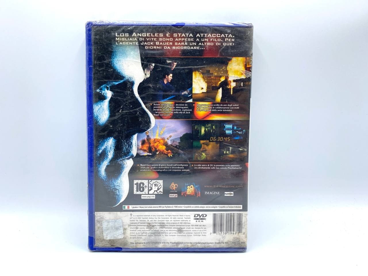 24: The Game Sony PlayStation 2, 2006 PS2 Completo Nuovo sigillato Italiano