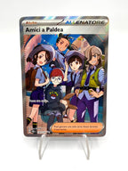 Carta Pokemon AMICI A PALDEA 137/131 set Evoluzioni Prismatiche PRE Holo ITA NM
