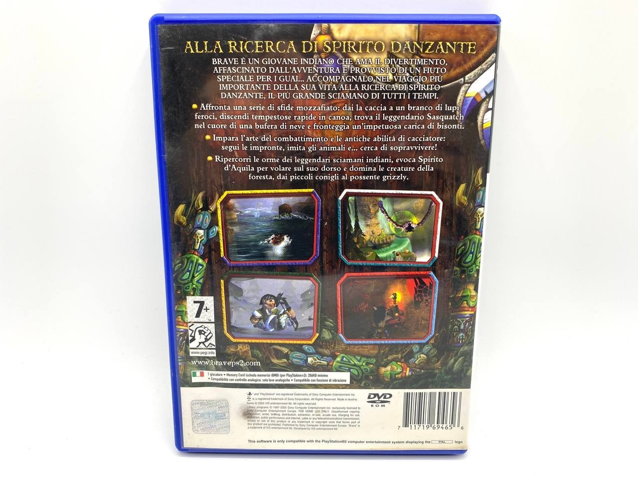 BRAVE ALLA RICERCA DELLO SPIRITO DANZANTE Completo PS2 PLAYSTATION Italiano