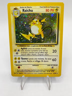 Carta Pokemon Raichu 14/102 Set Base BS Wizards Italiano Good Holo