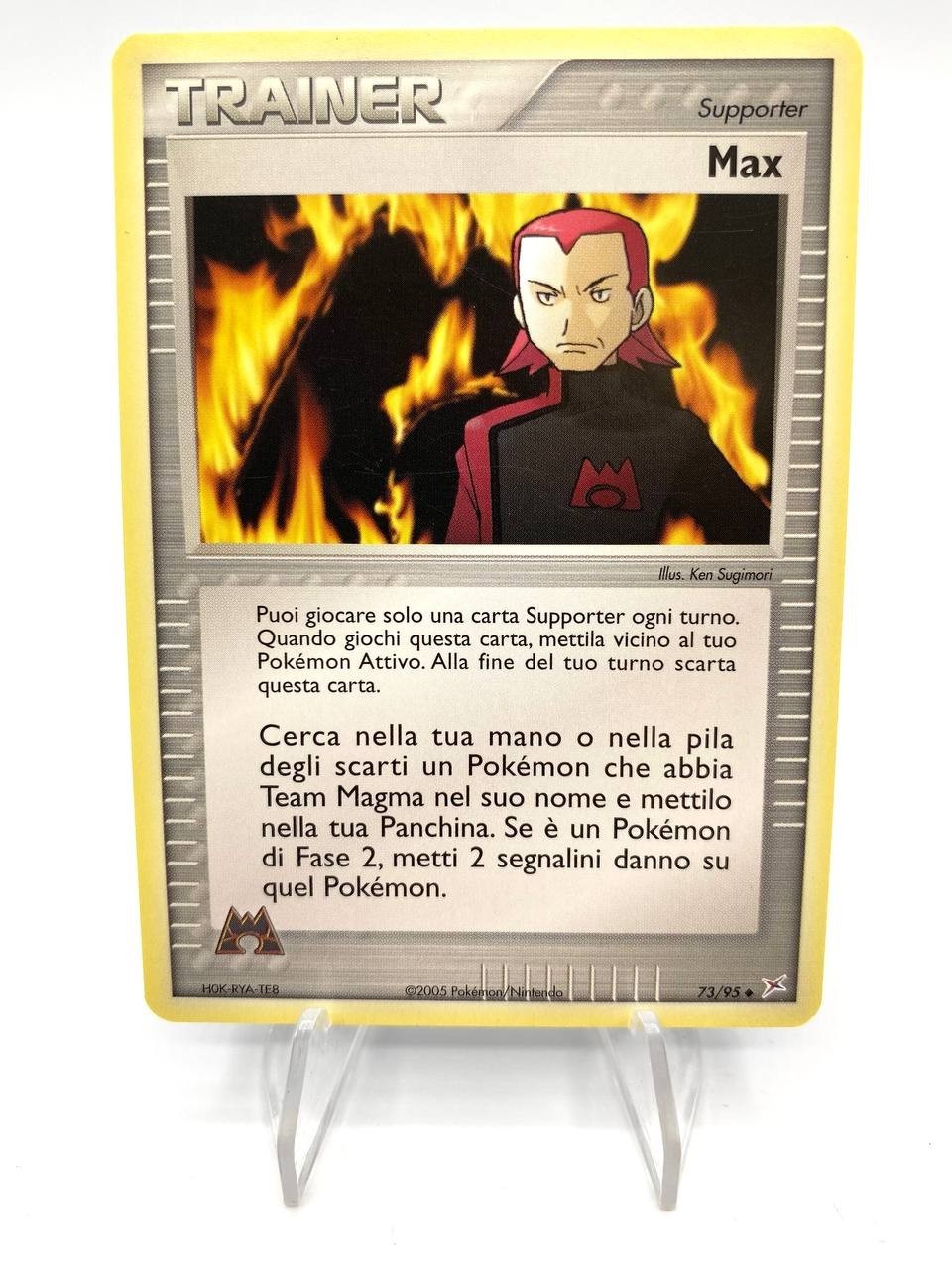 Carta pokemon Max 73/95 Italiano set team magma team idro Excellent No holo