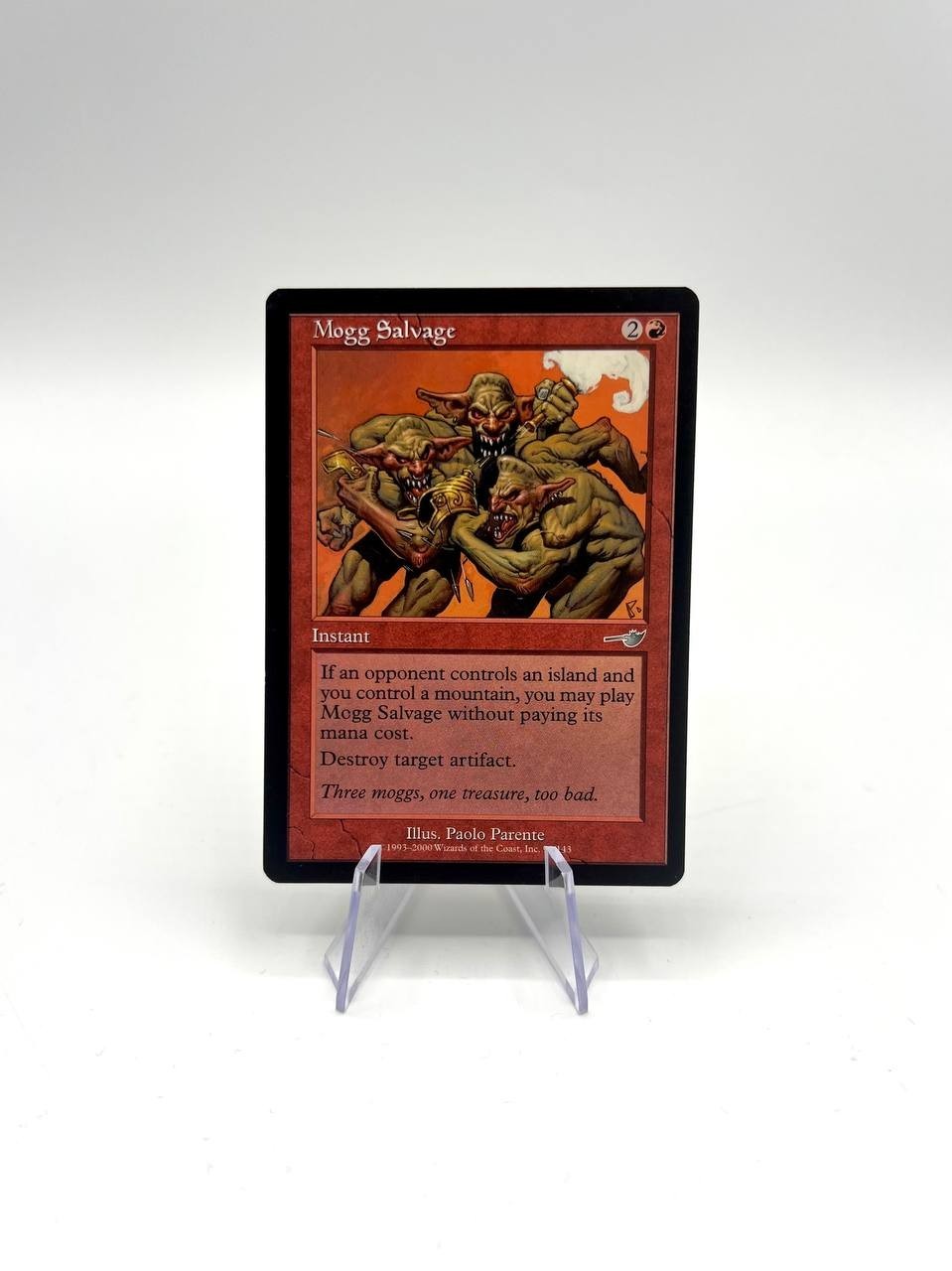 Carta MTG Magic the gathering Mogg Salvage NMS 94 Inglese Near mint No holo