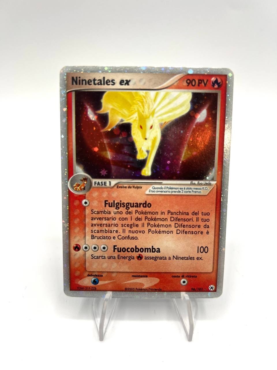 Carta pokemon Ninetales ex 96/101 ex Leggende nascoste Holo good Italiano
