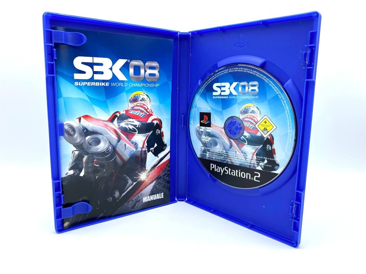 SONY PS2 SBK 08 SUPERBIKE WORLD CHAMPIONSHIP PAL Italiano Completo Funzionante